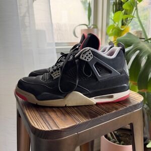 Nike Air Jordan 4 Retro Sneakers Mid Bred 2019  Jumpman Nike Air Size 11
